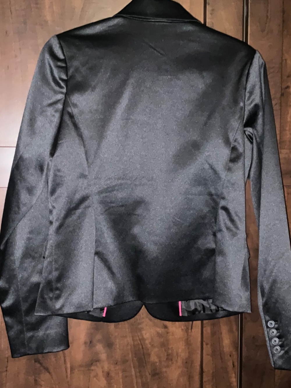 Isaac Mizrahi New York Black Satin Suit - Picture 10 of 14